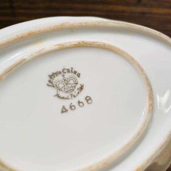 Vintage Lefton China Rose Pattern Covered Dish❤️ - Picture 3 of 12